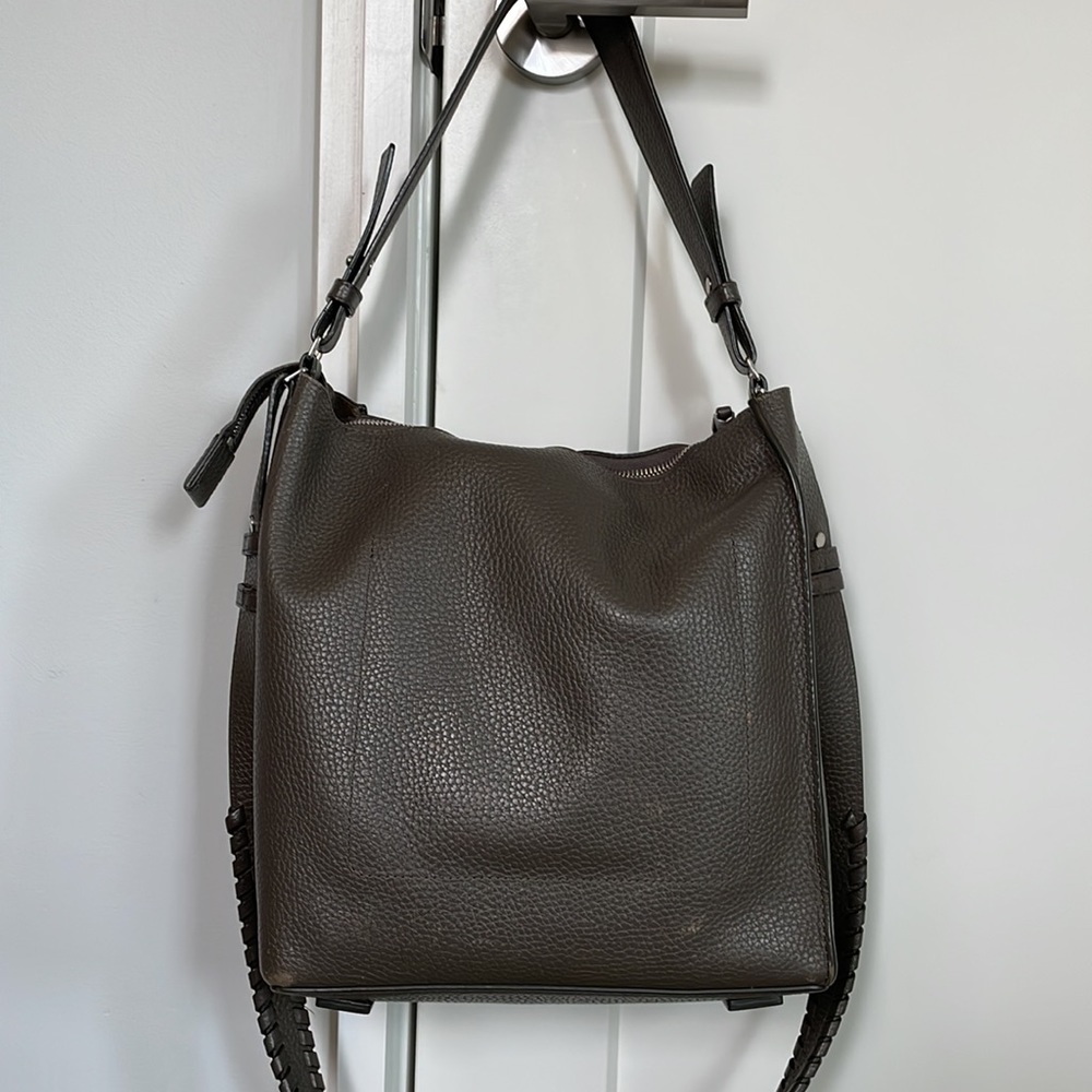 All Saints Kita Leather Crossbody Bag - Good Condition - Picture 5 of 7